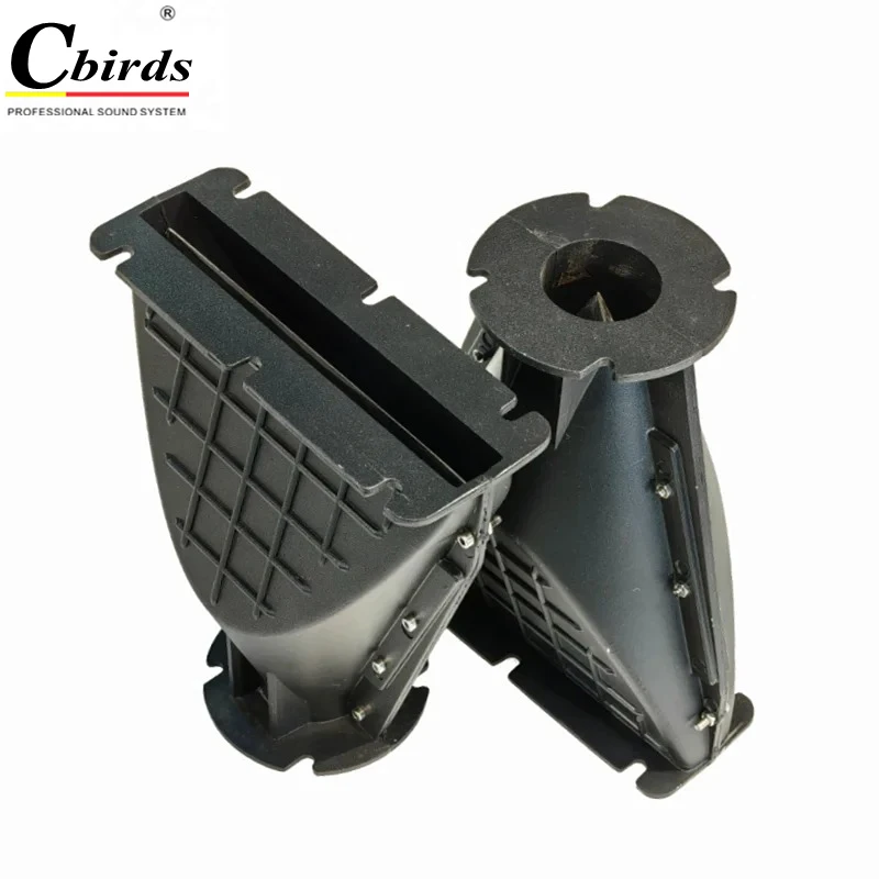 

1pcs Professiona Line Array Speaker Aluminum Horn ,Size: 203L*80W*H245MM . Throat: 2 inch
