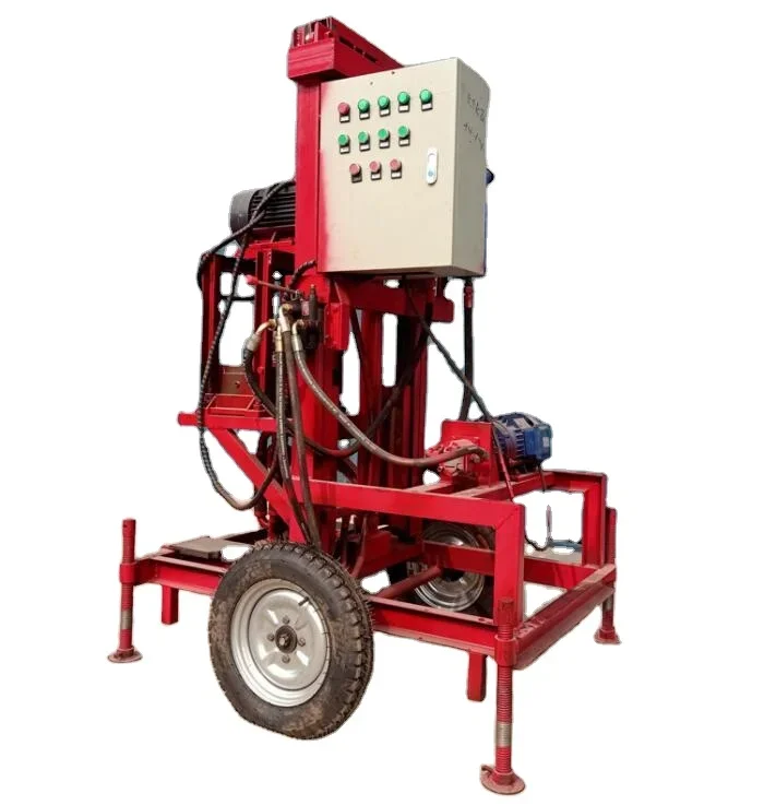 Professional Diesel Engine Water Well Drilling Rig Portable Drill Well Water Borehole Drilling Machine