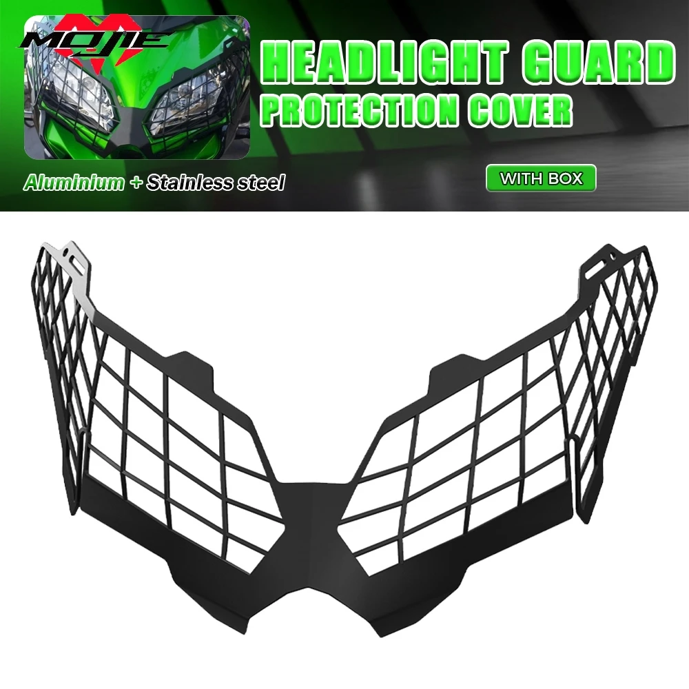 

For KAWASAKI Versys 1000 650 Motorcycle Headlight Headlamp Grille Shield Guard Cover Protector VERSYS1000 KLE1000 VERSYS650