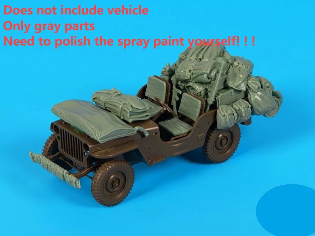 

1:35 Scale Resin Die-casting Armored Vehicle Parts Modification Does Not Include The Unpainted Model Of The Car