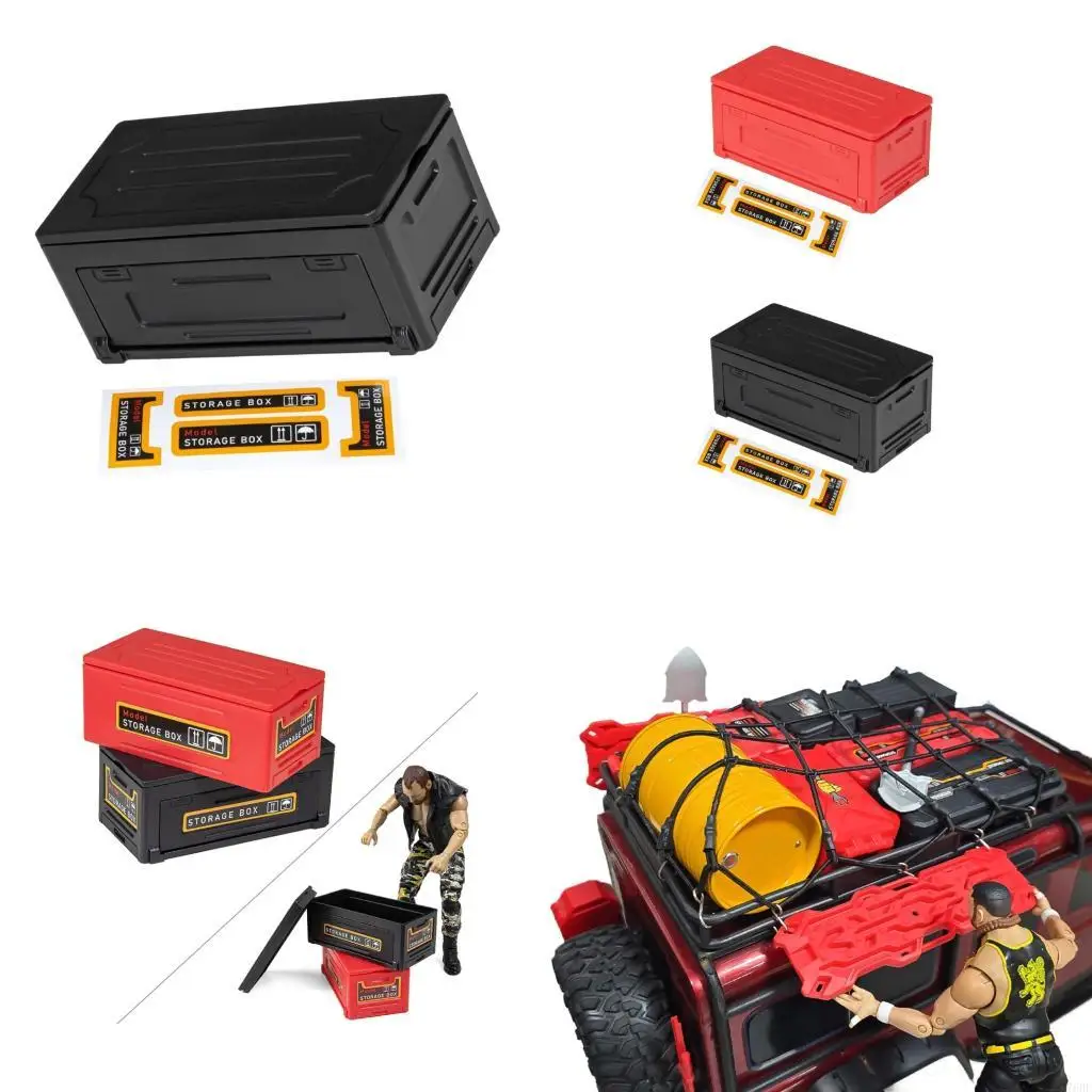 

76HF Realistic Camping Box for 1/8 1/10 Remote Control Crawlers Truck Modified Part
