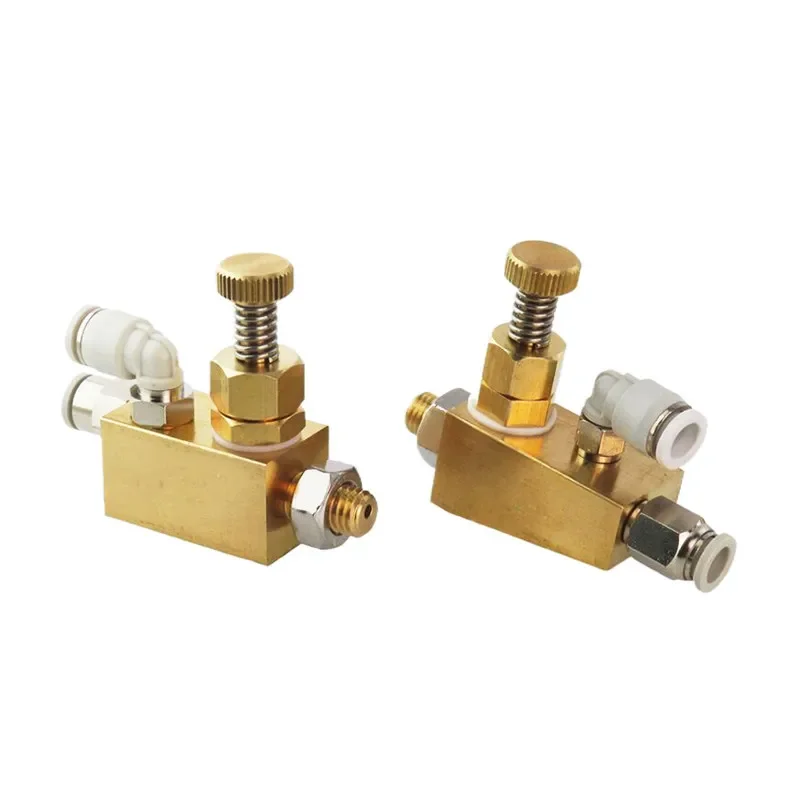 1PCS Adjustable Copper Siphon Air Atomizing Nozzle Edge Banding Machine Nozzle Cleaning Device Accessories Flow Nozzle
