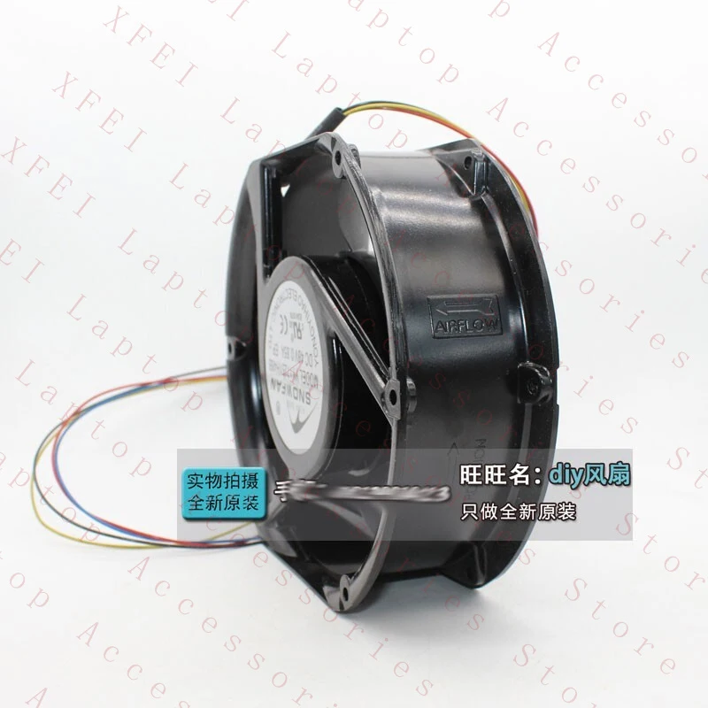 D  FOR SNOWFAN YY17251H48B 17251 17cm Waterproof IP68 dual ball fan
