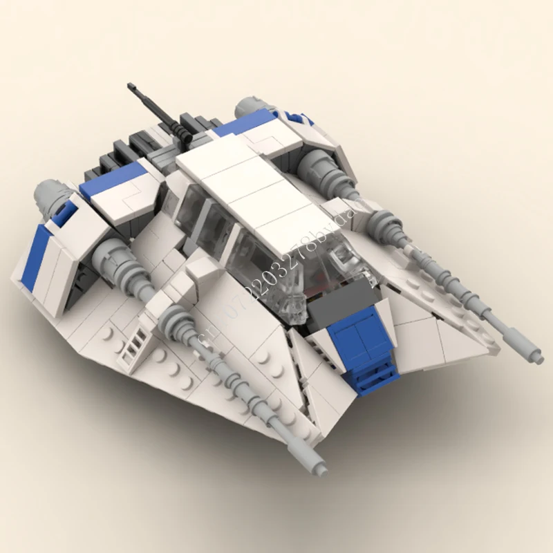 467PCS MOC T-47 Kenobi Version Snowspeeder  Spaceship DIY  Model Collection Building Blocks Children Toy Birthday Gifts