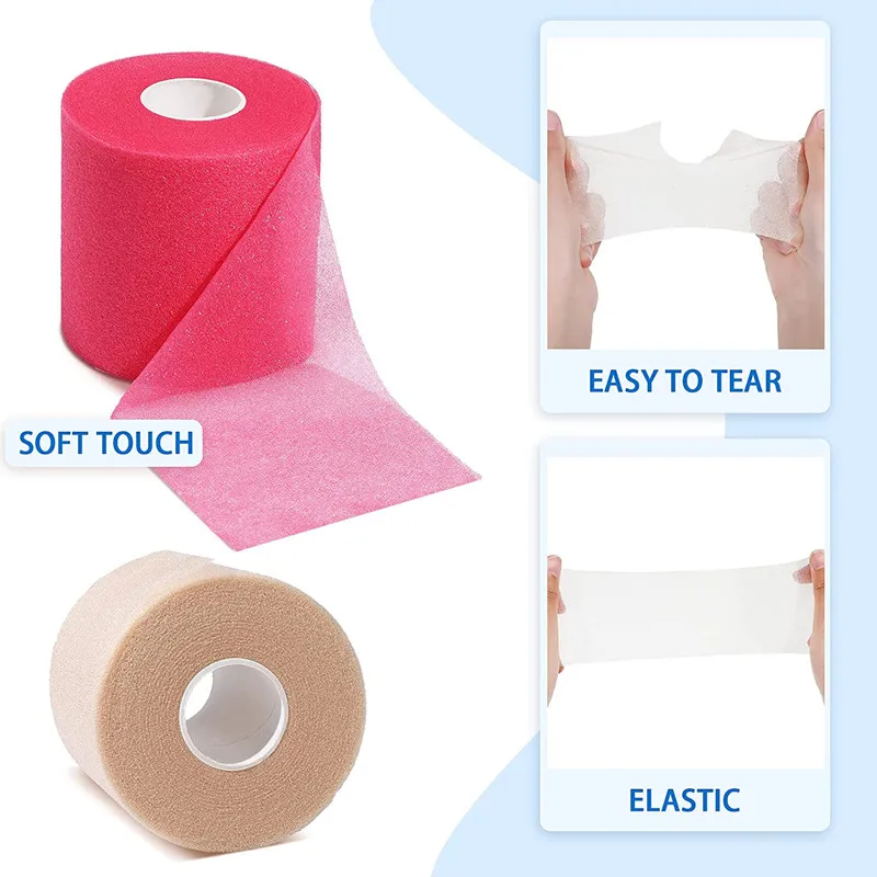 1 Pc Foam Underwrap Tape Sports Pre-wrap Athletic Tape Elastic Sports Prewrap Bandage Protect for Ankles Wrists Hands Knees