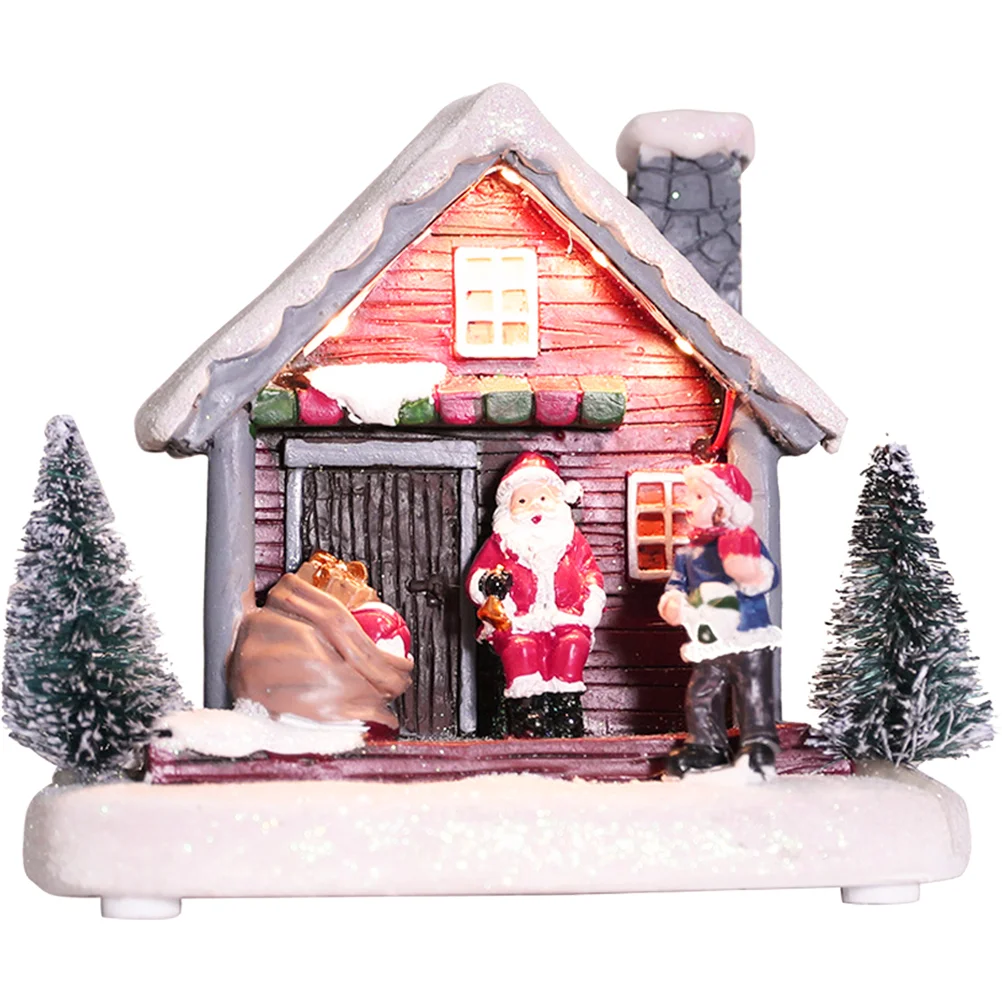 

Christmas Dinner Table Decor House Decoration Luminous Xmas Mini Centerpiece Festival Desktop Adornment Ornament Child