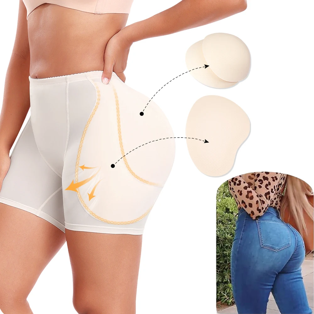 New Butt Lifter Padded Shapewear Panties Women Sexy Thicker Hip Enhancer Fake Ass Plump Hips Underwear Shorts Booty Boyshorts