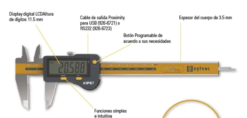 810.9702.10 Digital display micrometer caliper 0-150mm 0.001MM vernier caliper