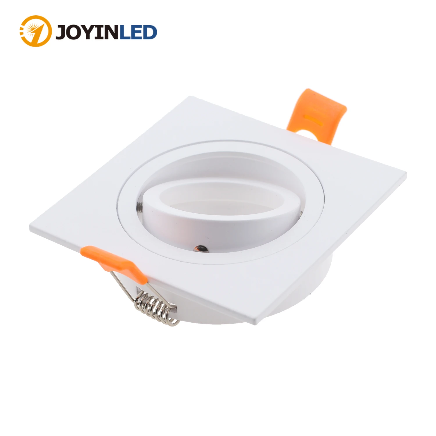 

Socket Holder Spot Lights GU10 MR16 Lamp Mounting Fitting Lights Frame Base White Silver Square Recessed Downlight Housing