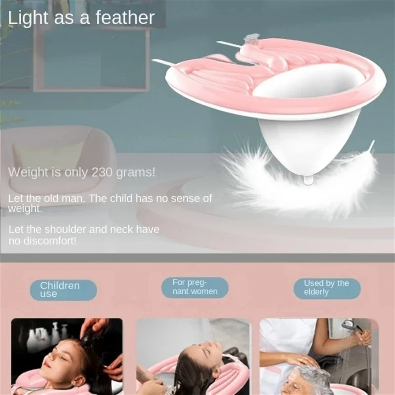 Portable Inflatable Shampoo Basin Suitable for Adults  Pregnant Women Postpartum Women  Elderly People and Bedridden Patients - Image 4