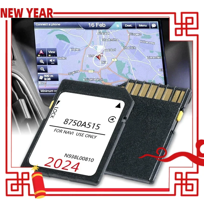 

for Peugeot 4008 2011-2017 Vehicle Navigation P-12 8750A515 N938L00810 SD Memory Card 16GB Update UK Ireland Europe Maps