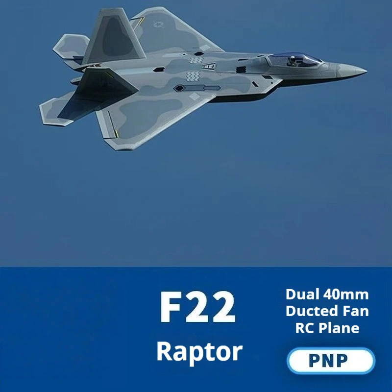 

Радиоуправляемый самолет XFly Model F-22 Raptor с двумя 40-мм электродвигателями EDF, 4S, электрический, с канальным вентилятором, PNP, готов к полетам на открытом воздухе, для любителей радиоуправляемых моделей.