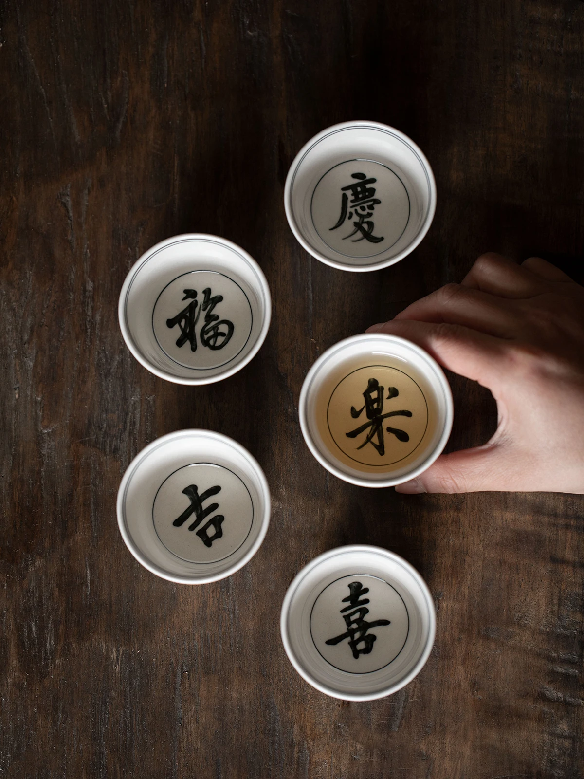 

Hand-Painted Cerc Tea Cup Single High-End Small Tea Cup Owner Cup Gift Jingdezhen A Tea Set Chinese Sle Tea Room Decor