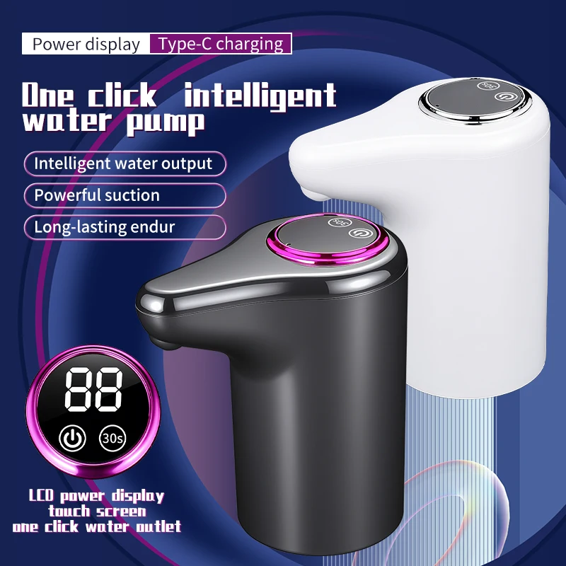 Water Dispenser Pump Drinking Water Dispenser USB Charging Water Jug Dispenser Pump Universal for Home Kitchen Office image 2
