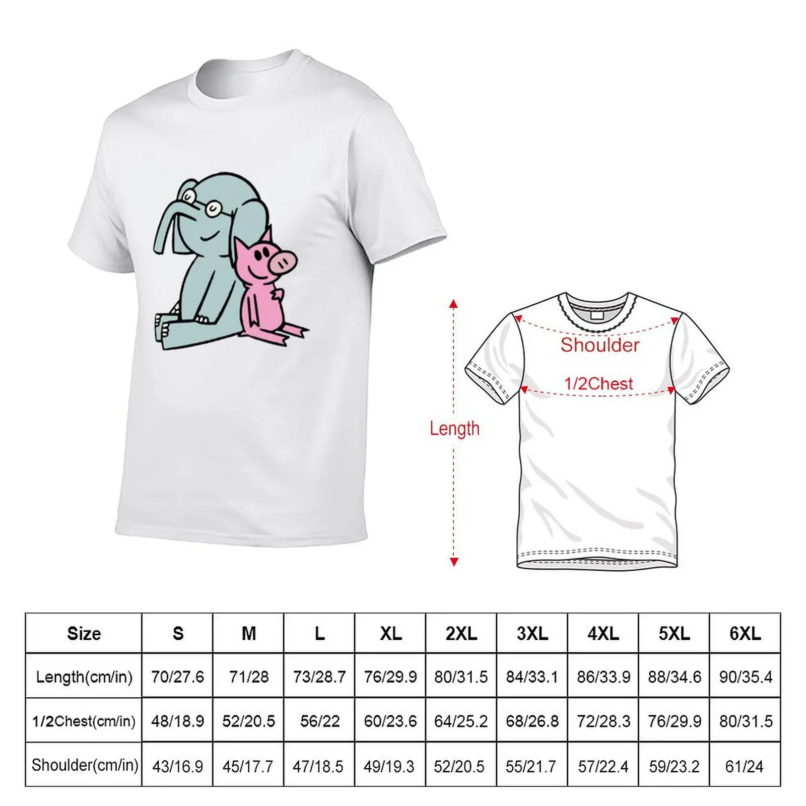 Elephant and Piggie - Gerald and Piggie 4 T-Shirt Holiday Outdoor T-Shirt