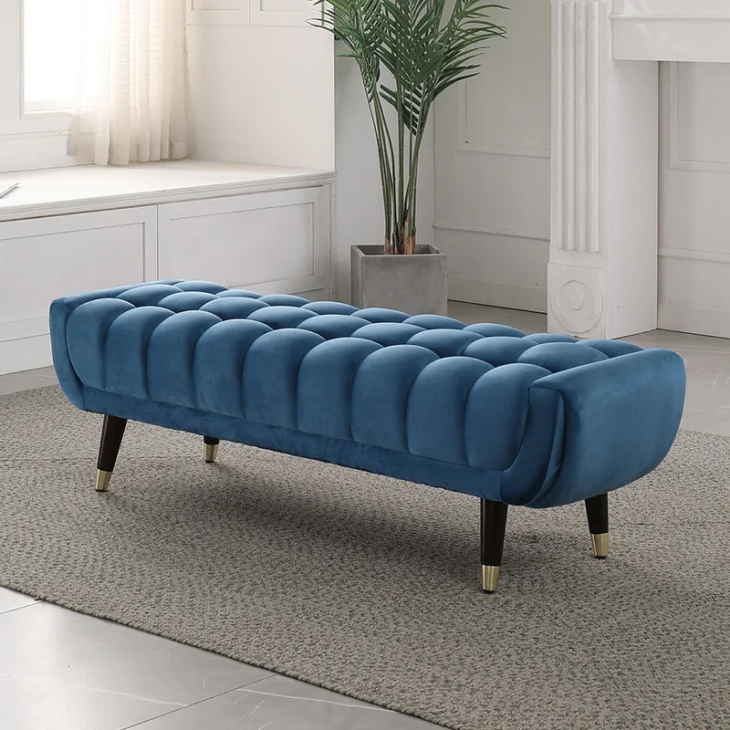 Bedroom bedside stool, cloakroom sofa, simple shoe change, light luxury bedside couch