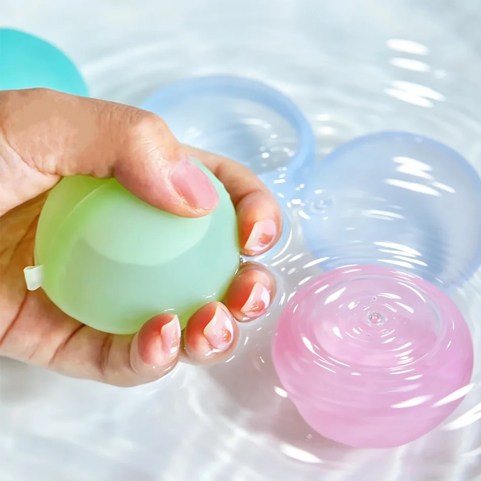 Balões de Água Reutilizáveis Quentes: Brinquedos de Enchimento Rápido e Auto-Vedantes para Jogos de Verão, Atividades ao Ar Livre Infantis, Presente em Estoque