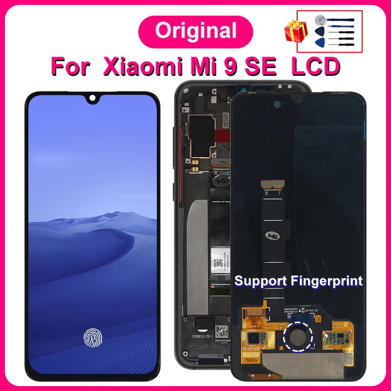 

Original 5.97" For Xiaomi Mi 9 SE LCD M1903F2G Display Touch Screen Digitizer Replacement Parts Mi 9SE Display MI9 SE Assembly