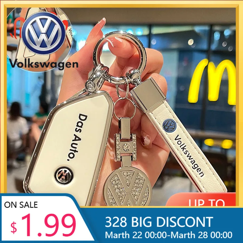 

For VOLKSWAGEN 3 Buttons TPU Car Smart Remote Key ase Cover Protector Holder Shell For VW Volkswagen Golf 8 MK8 Leon Keychain Au