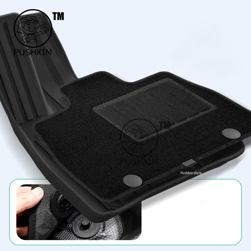For BYD Leopard BYD Ti7 Titanium 7 Floor Mats All Weather Front Rear Cargo Liner Mat Waterproof Anti-Slip Foot Pads Accessories