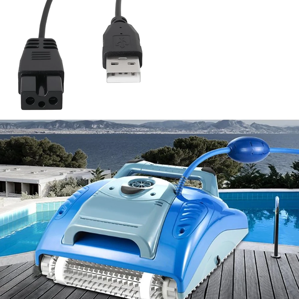 

Кабель для зарядки пылесоса для бассейна, 1.2 м, USB-кабель, совместимый с Lay Z Spa, подходит для машин типа A или типа B.