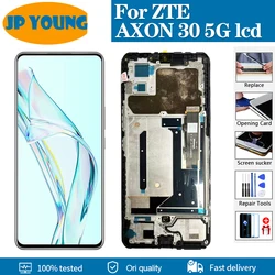 6.92'' Original For ZTE AXON 30 lcd  A2322 LCD Display Touch Screen Digitizer Assembly For AXON30 A2322 A30 Display with frame