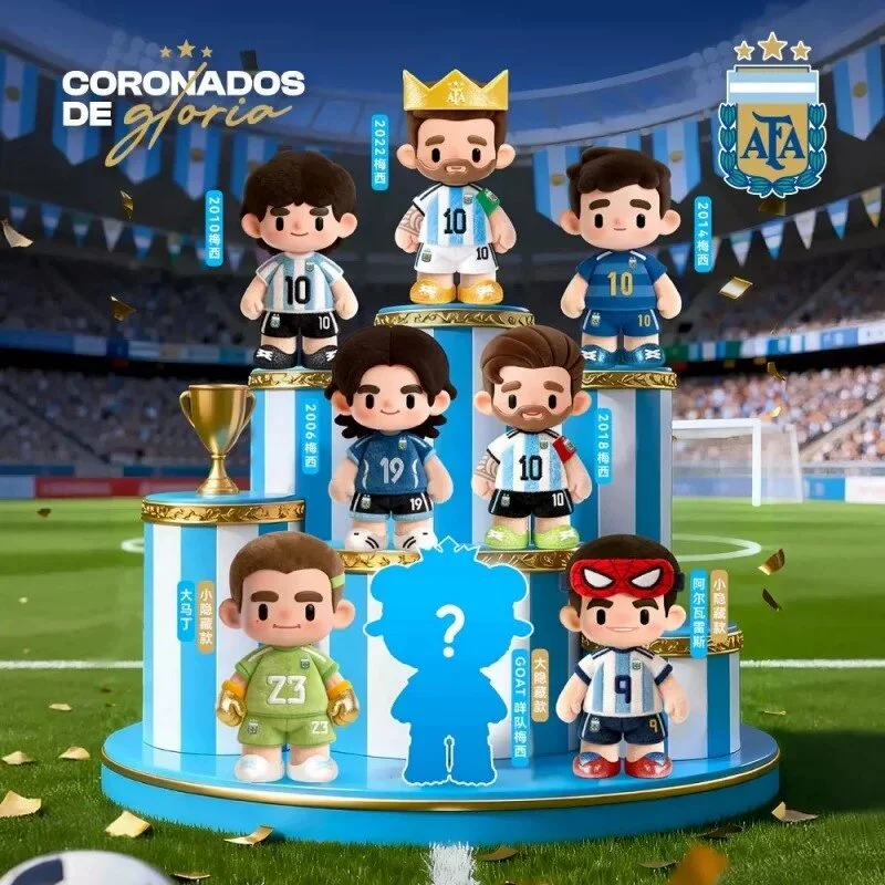 

New 2026 FI FA World Cup USA Canada Mexico Messi Argentina Pendant Blind Box Merchandise Figure Doll Keychain Bag Charm Toy Gift