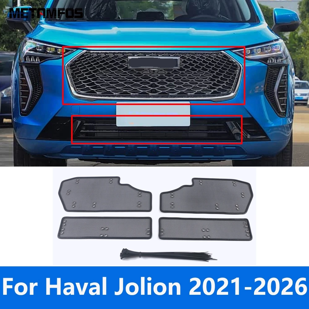 accessories-for-haval-jolion-2021-2026-front-grille-insect-net-front-engine-insect-screening-mesh-side-window-sun-shade-visor
