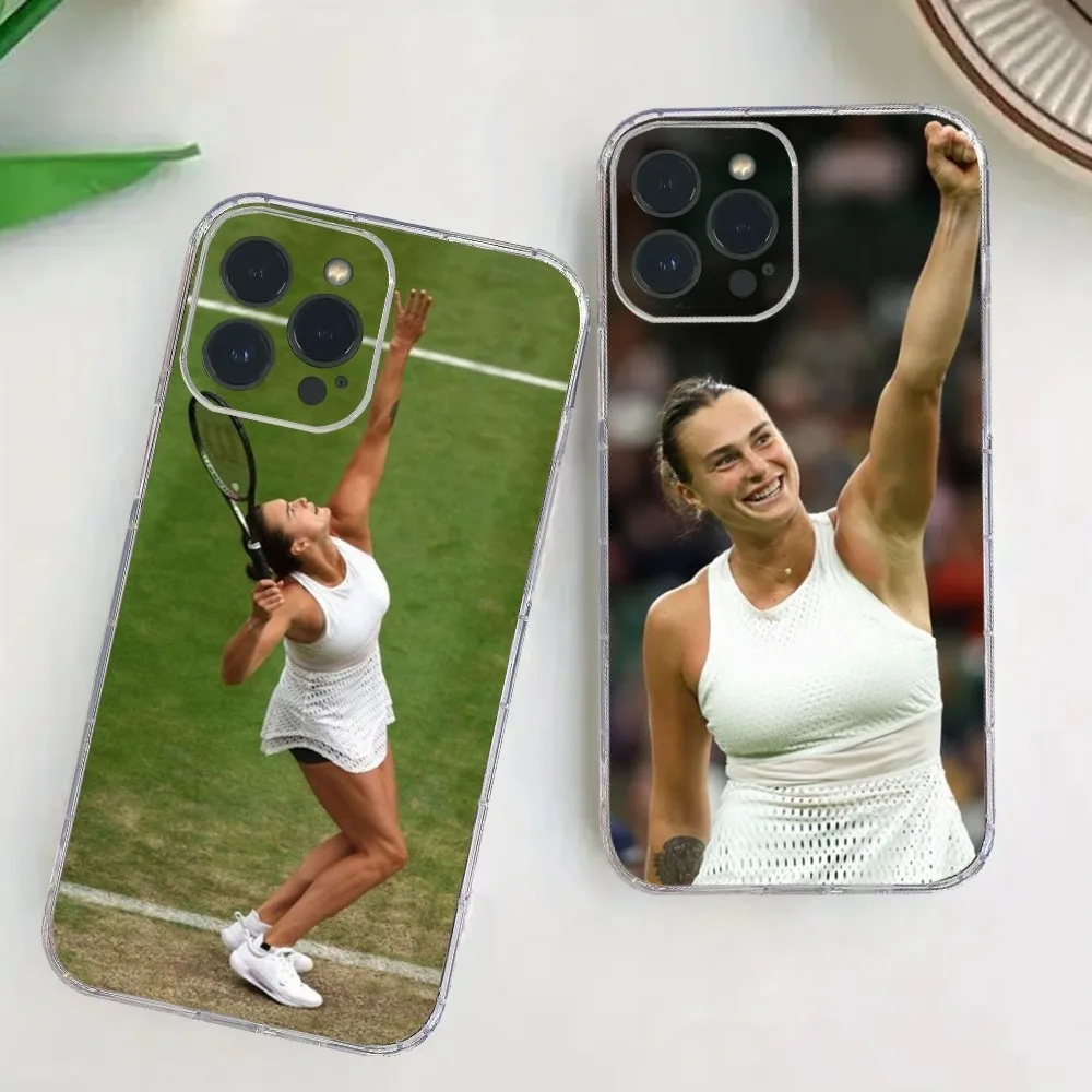 Hot Tennis Player Star A-Aryna S-Sabalenka Phone Case For iPhone15 14 13 12 11 10 9  Pro Max XS Max X XR 7 8 Plus Mini TPU mater