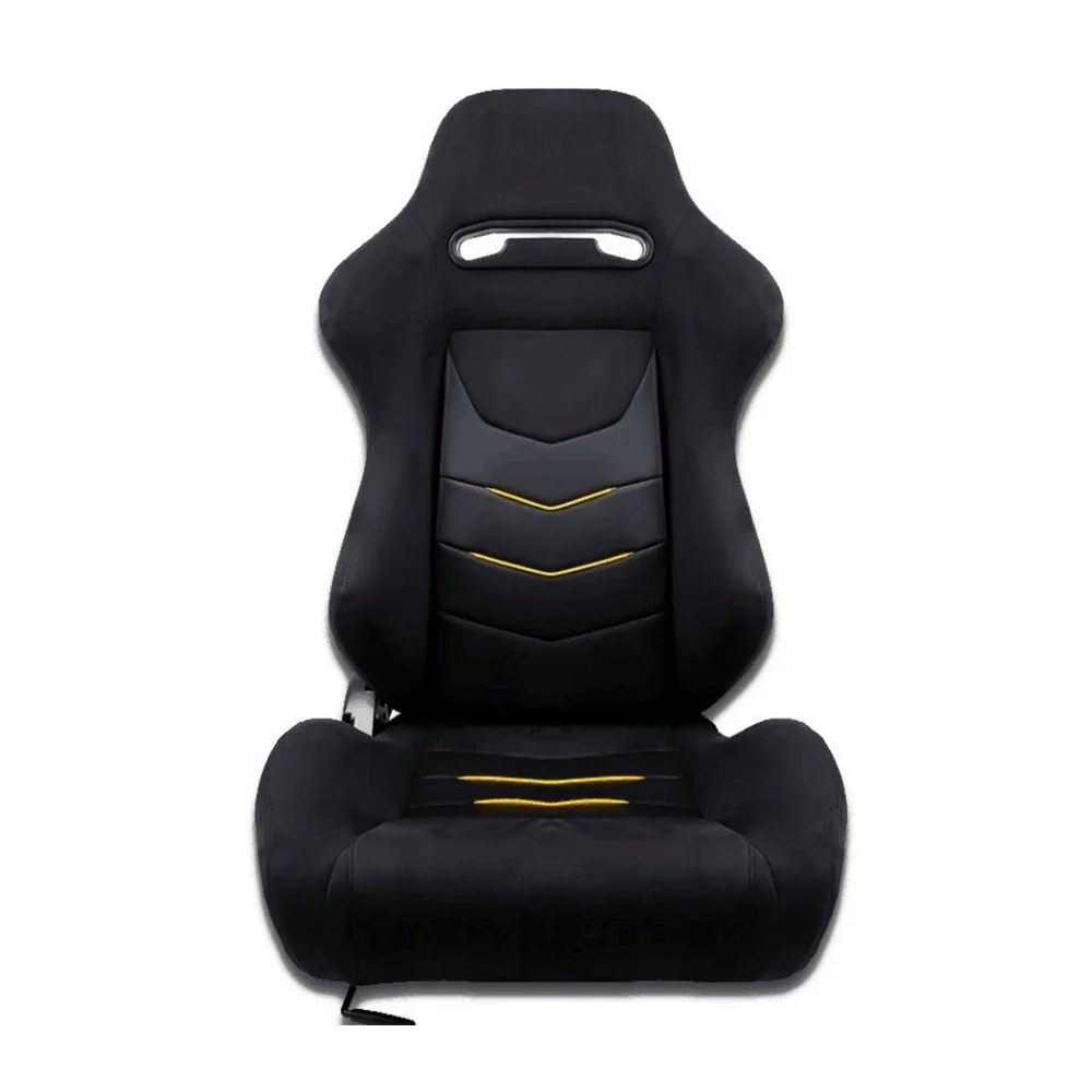 CX custom modified universal new black suede seat with slide rail
