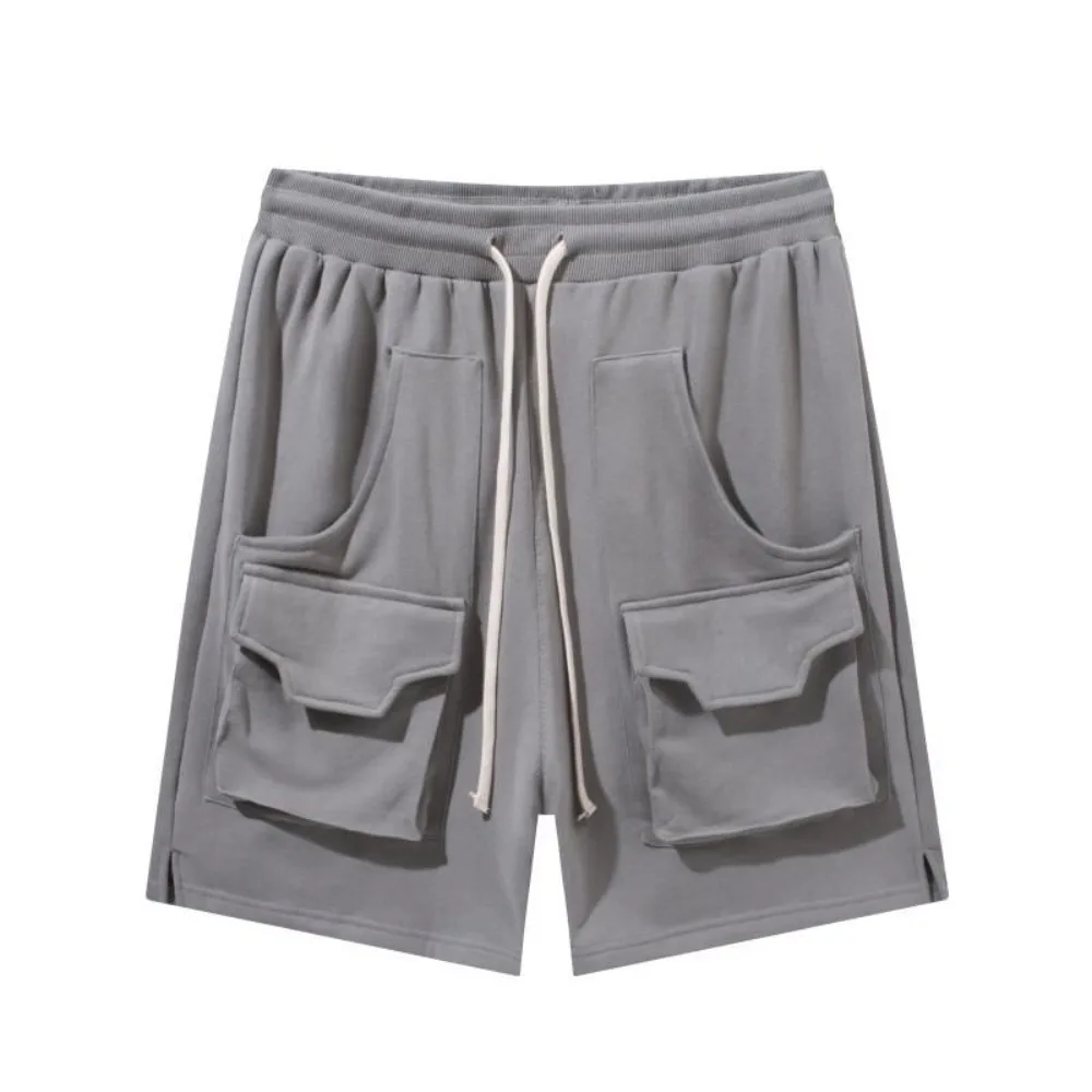 Pantalones cortos Cargo lavados para hombre, ropa informal de Hip-Hop, entrepierna Invisible, sexo al aire libre, Verano