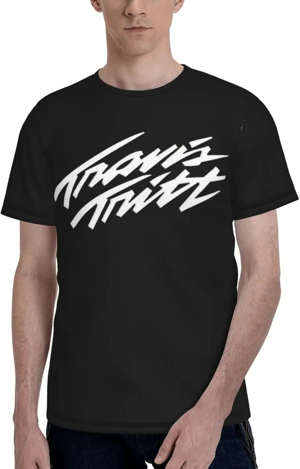 Travis Music Tritt T Shirt Mens Summer Round Neck Tee Comfortable Short Sleeve Tops