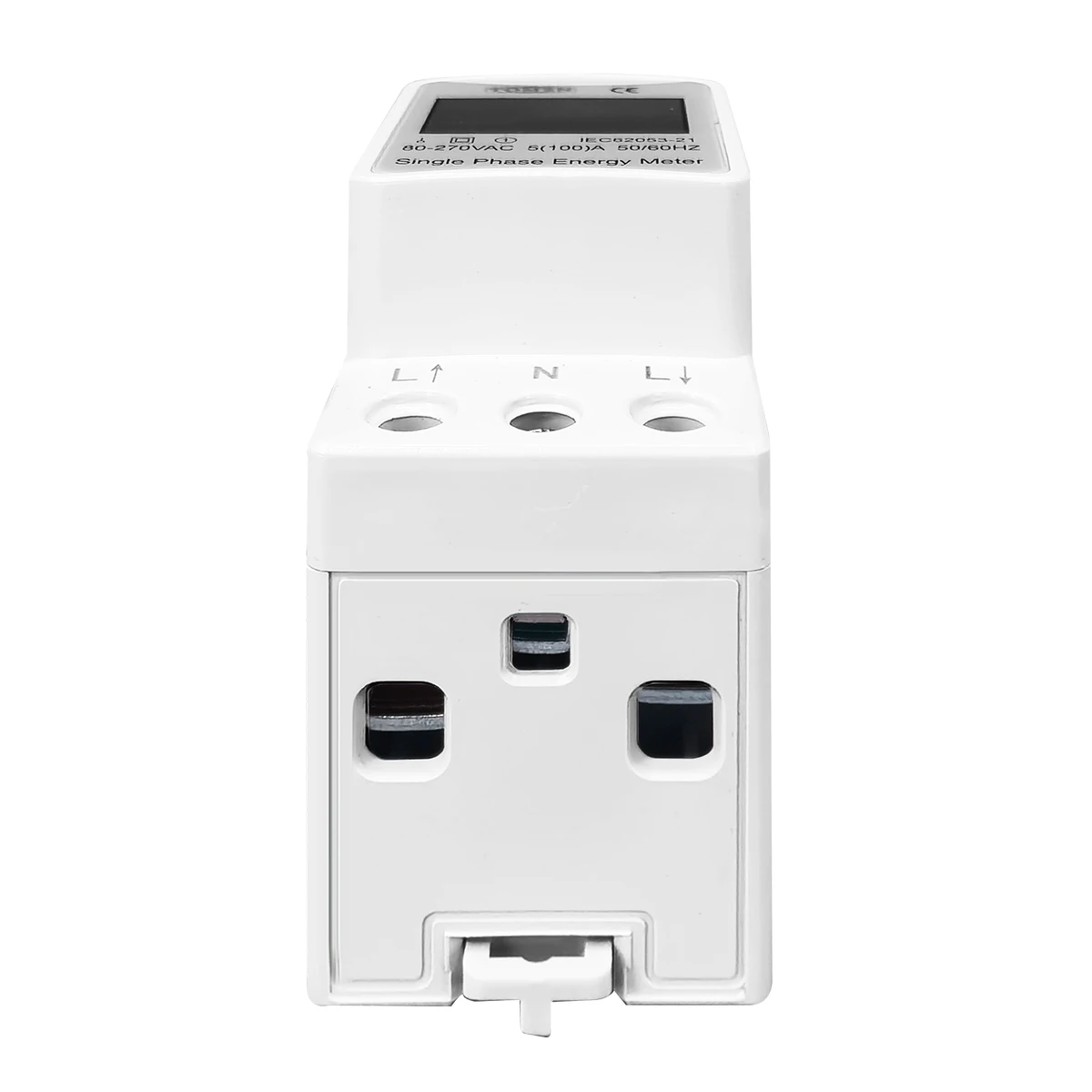 TOMZN AC 110V 220V 100A trilho din Tensão Corrente KWH monitor de energia elétrica medidor VOLT AMP voltímetro amperímetro Wattímetro