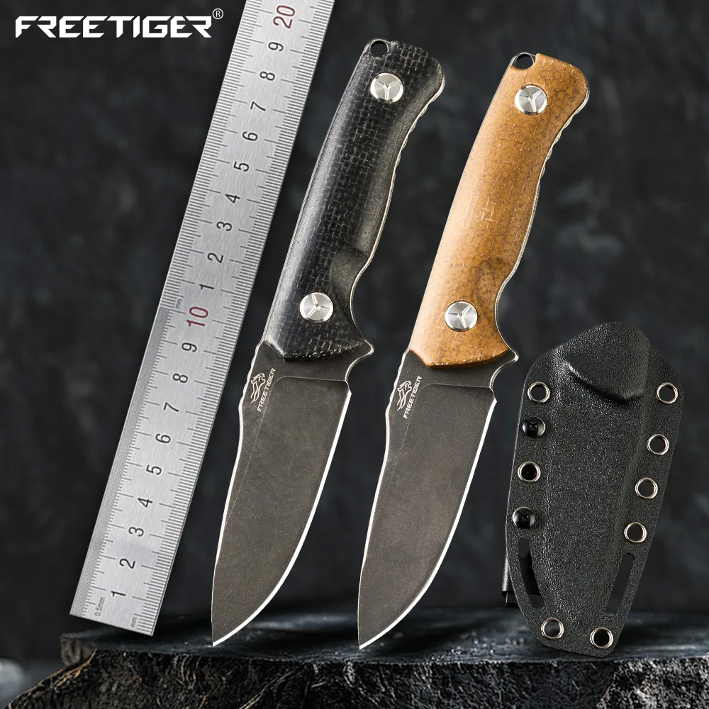 

FREETIGER FX01 Нож с фиксированным лезвием 8CR14MOV Стальной балда с ручкой из микарты Кемпинг Охота Suvival Тактические фиксированные ножи Bushcraft