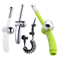 White Black Bidet Sprayer Head Kit Handheld Toilet Wash Bidet Faucet Sprayer Gun Anal Cleaning Butt Plugs Tap Hose Nozzle Set