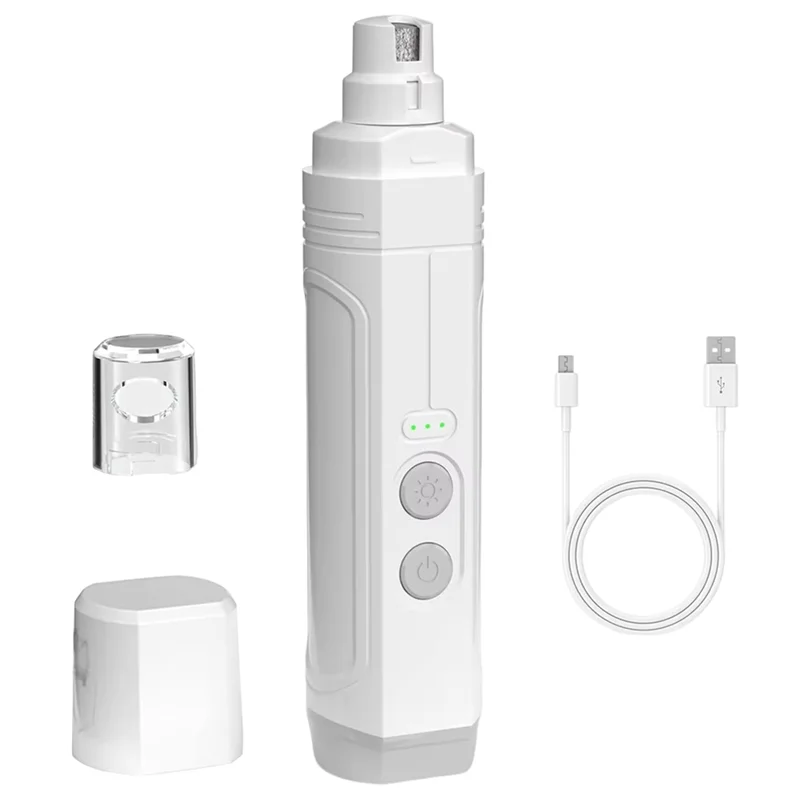 

TKOH-Pet Nail Grinder Cat Anddog Nail Trimmer Nail Care Rechargeable Safe Andefficient B