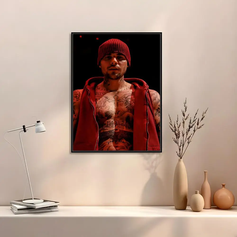 J-JustiN B-BieberS Painting Calligraphy Canvas Painting Art For Bathroom, Living Room Home Wall Decor Picture