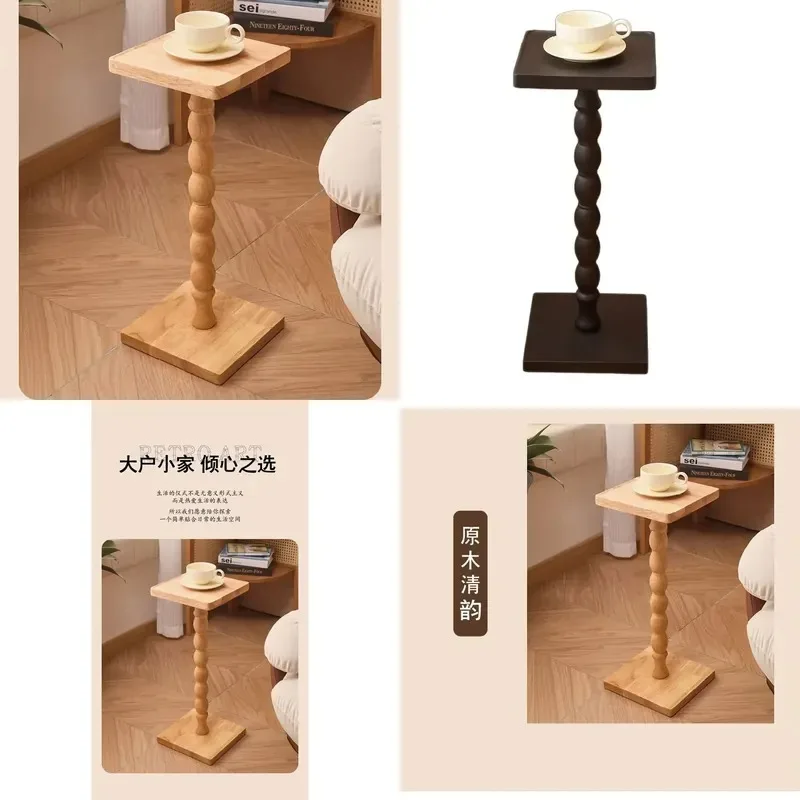 Small Wooden Coffee Table for Living Room Sofa Storage Side Table