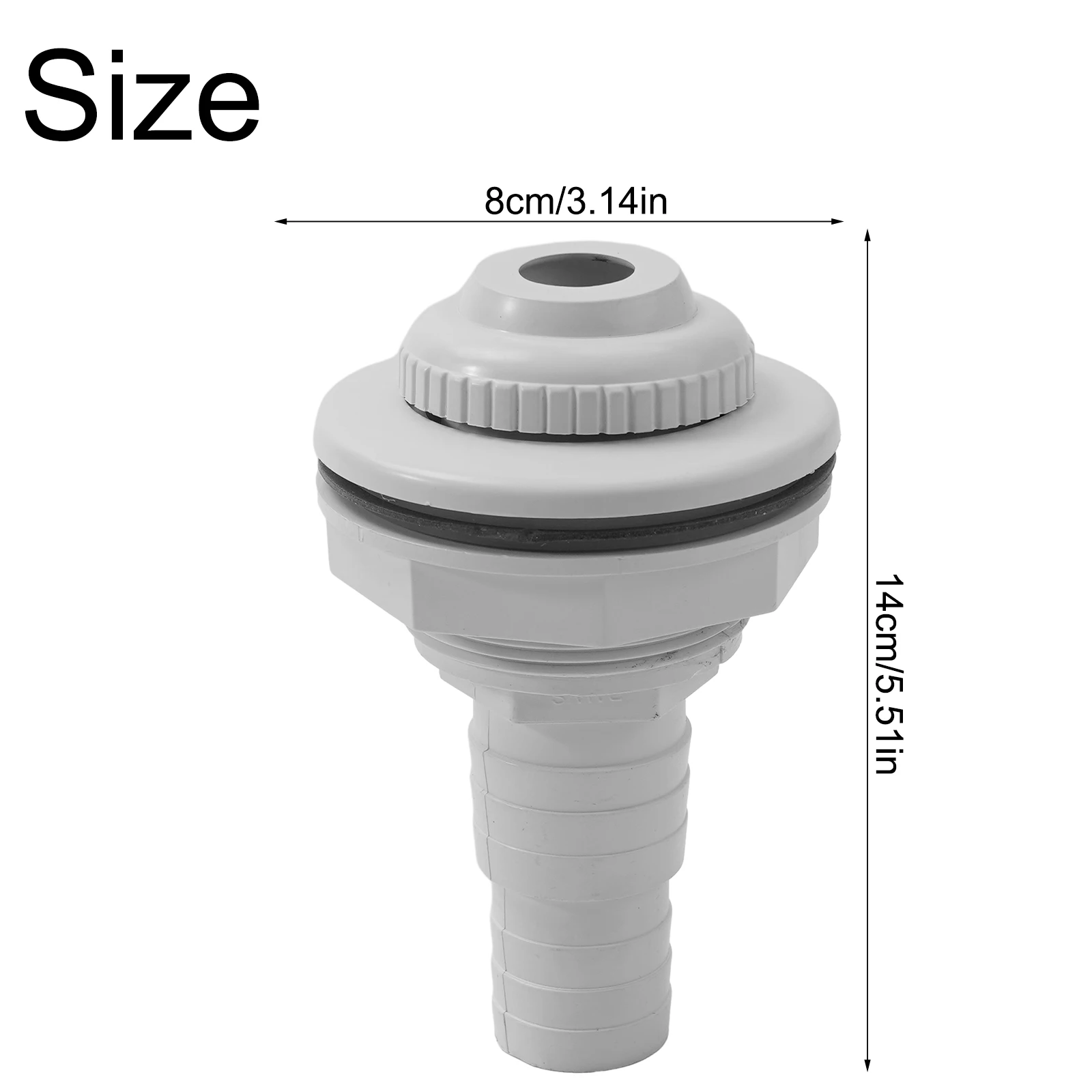 

Practical Return Jet Fitting Male Hose Adapter 3/4\\\" Eyeball Outlet Inlet Assembly Replacement 1-1/4\\\"-1-1/2\\\"