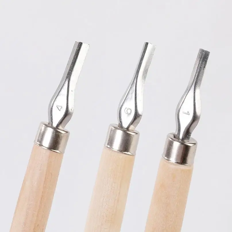 6Pcs Wood Carving Chisel Tool  Set Woodworking Knife DIY Peeling Hand Tool for Basic Detailed Carving Woodworkers