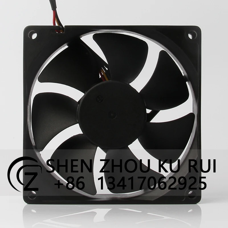 Ventilador de refrigeración con carcasa, disipación de calor para ADDA DC24V 0.15A EC AC 90x90x25mm 9025 3 cables, inversor de volumen de aire alto, AD0924HX-A72GL silencioso