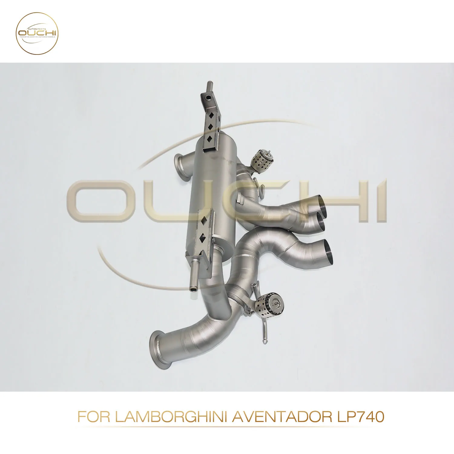 

Ti Catback Exhaust System For Lamborghini Aventador S LP740-4 6.5L V12 2016-2021 Valved Performance Exhaust Sandblasted Finish