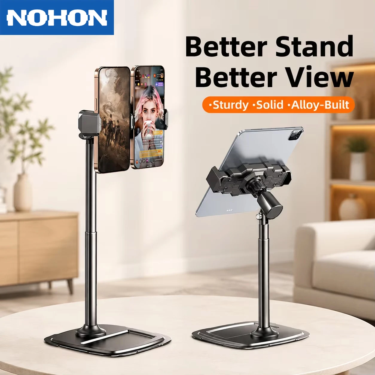 Useful Tablet Accessories - NOHON Telefon ve Tablet Standı, Masaüstü,