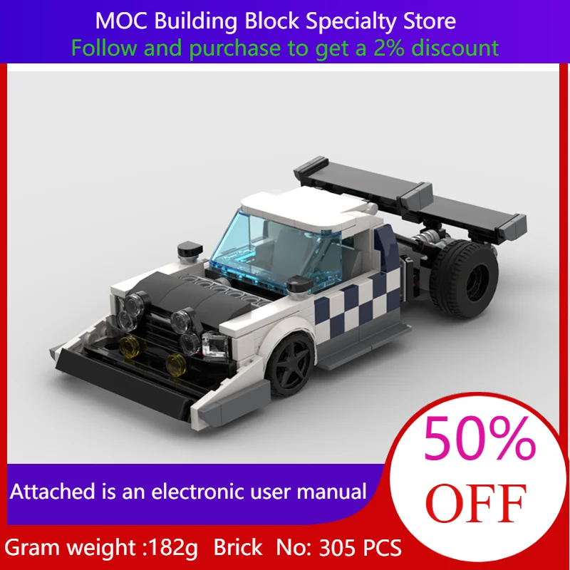 

305 детали MOC, модель строительного блока, городская скорость, F250, пик, игрушка для мальчиков, взрослых, детей, коллекция рождественских подарков