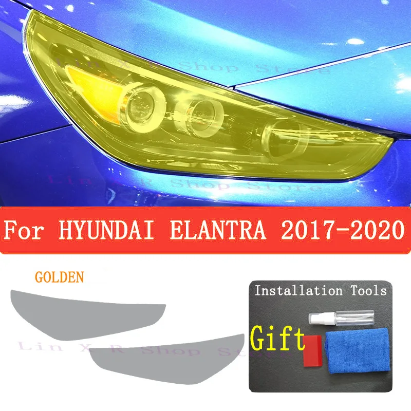 

Для Hyundai Elantra CN7 2017, внешние фары из ТПУ, защитная пленка от царапин, ремонт фар, наклейка, аксессуары, ремонт