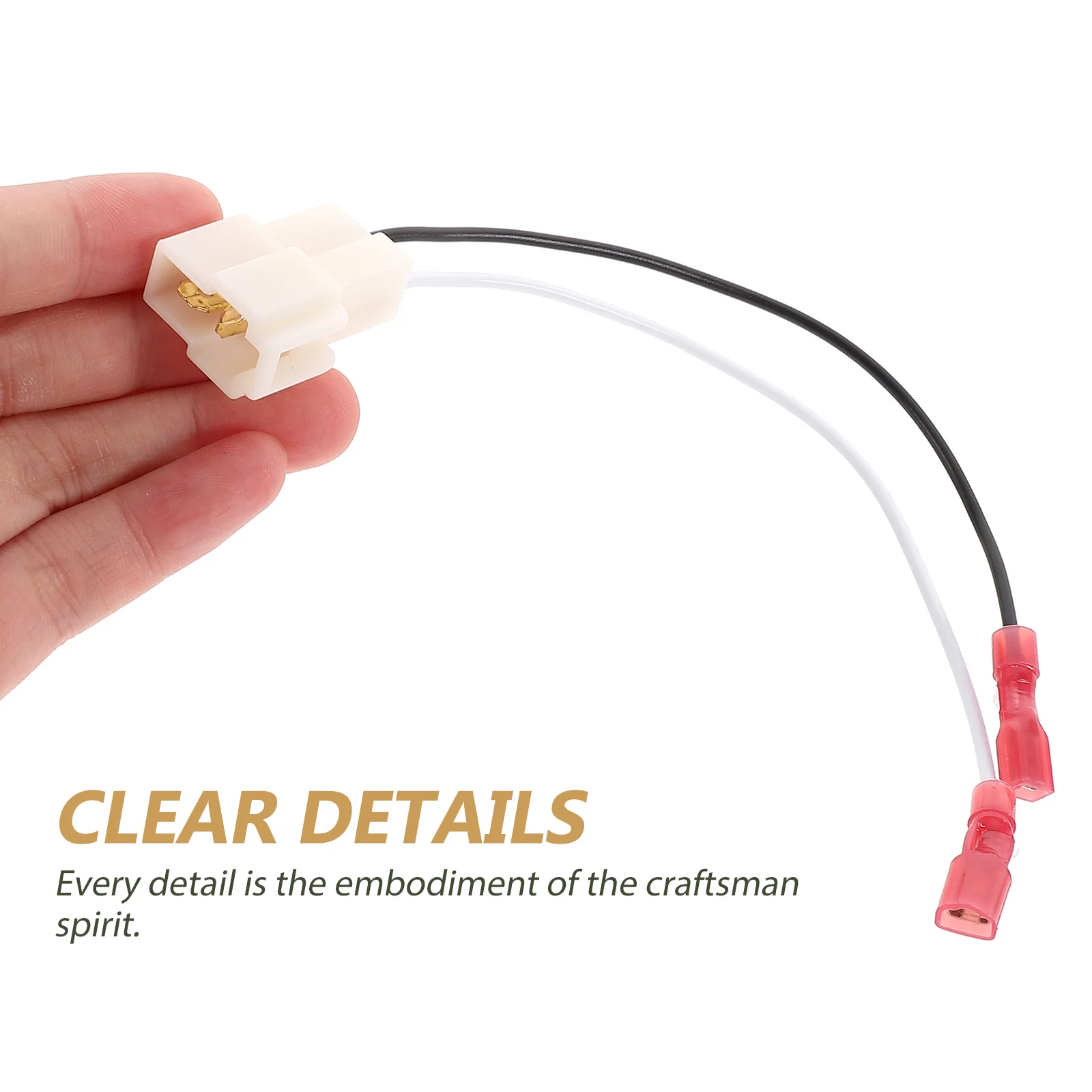 

1Pair Speaker Wire Harness Adapter Compatible Car Speaker Connector Harness Replacement Easy Installation Wiring Cable