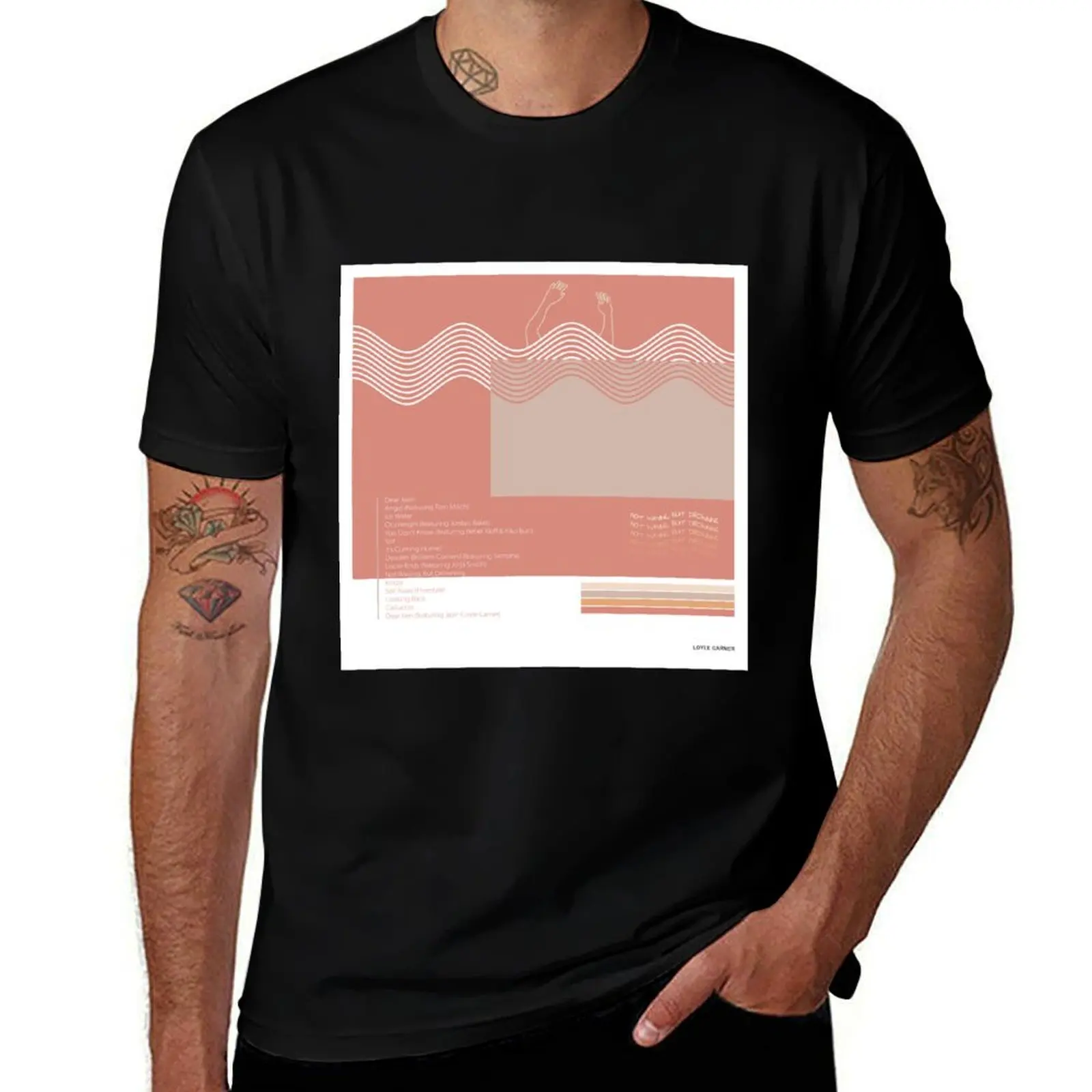 Loyle Carner - Not Waving But Drowning album cover T-Shirt printed t shirts for man T-Shirt