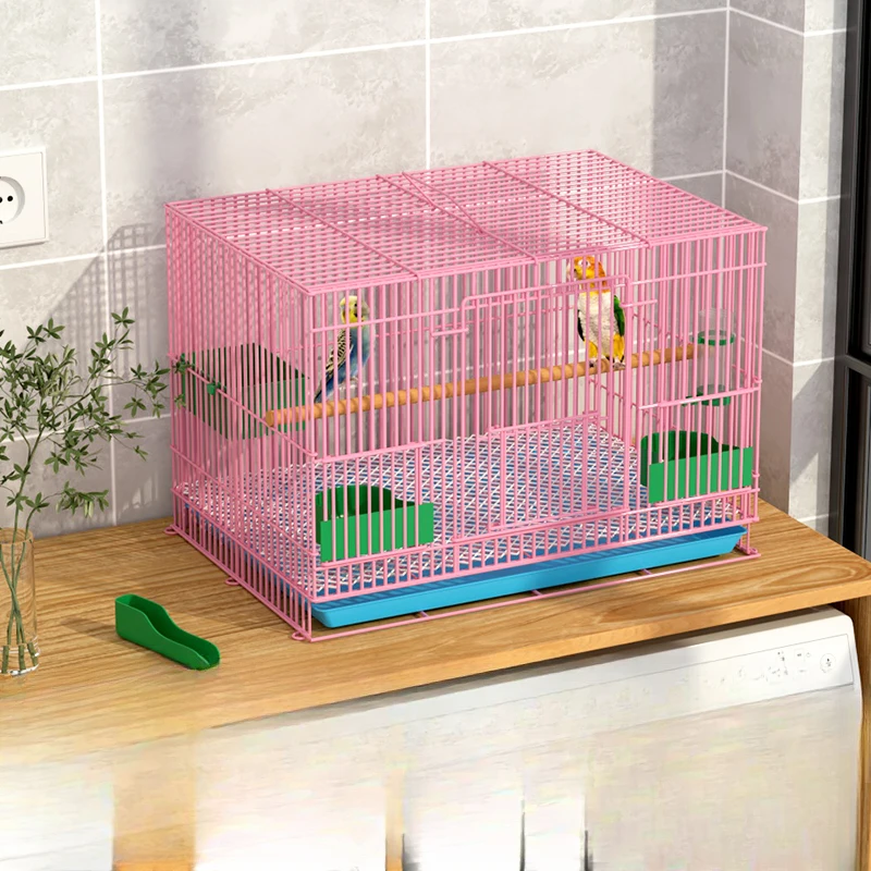 Rabbit Feeder Bird Cages Nest Hut Outdoor Backpack Habitat Bird Cages Decoration House Garden Jaula Pajaro Pet Products RR50BN