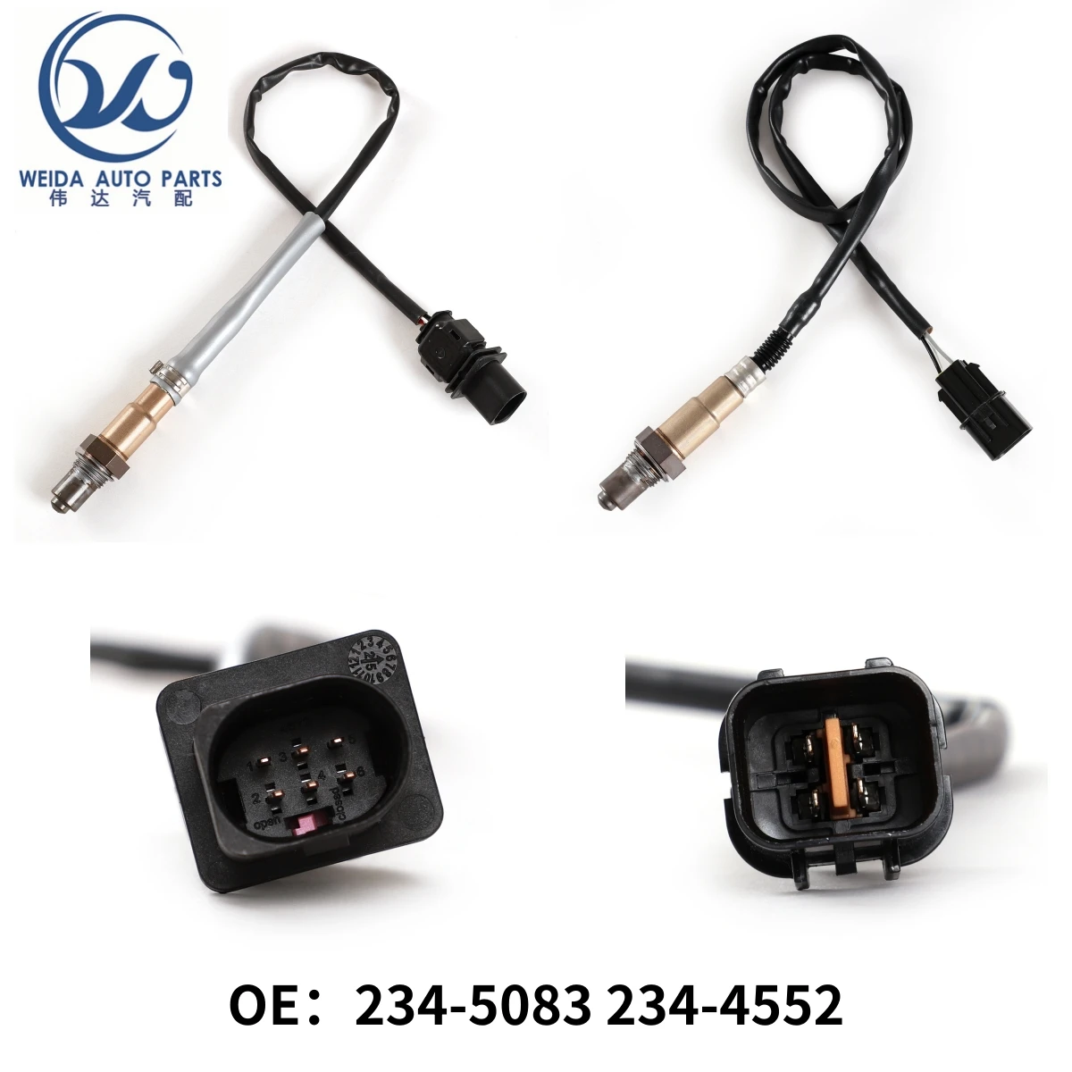 

Датчик кислорода (лямбда-зонд) для Hyundai Elantra, Sonata, Tucson, Kia Forte, Forte5 (2 шт.), номера 39210-2E200, 39210-2E400, 234-5083, 234-4552