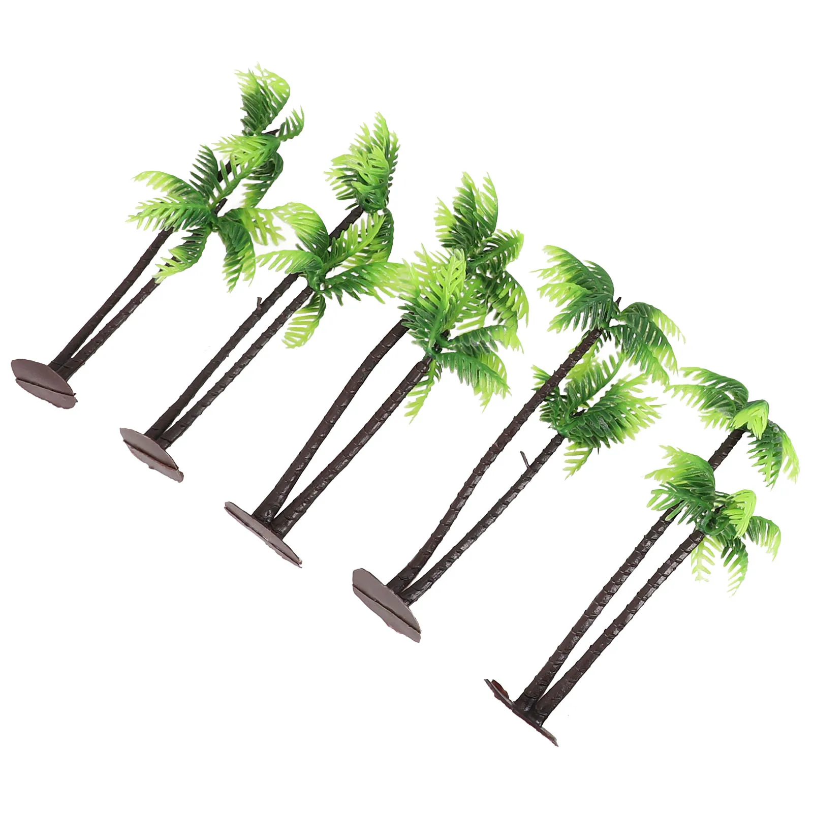 High Quality Hohe Qualität Practical Coconut Palm Tree Landscape Or landscape DIY landscaping Plastic 5Pcs High
